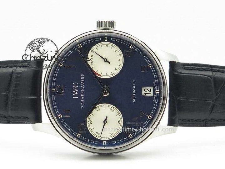 MIROTIME 0301 Portuguese Real PR IW500112 ZF 1:1 Laureus Edition On Black Leather Strap A Flexible 7369